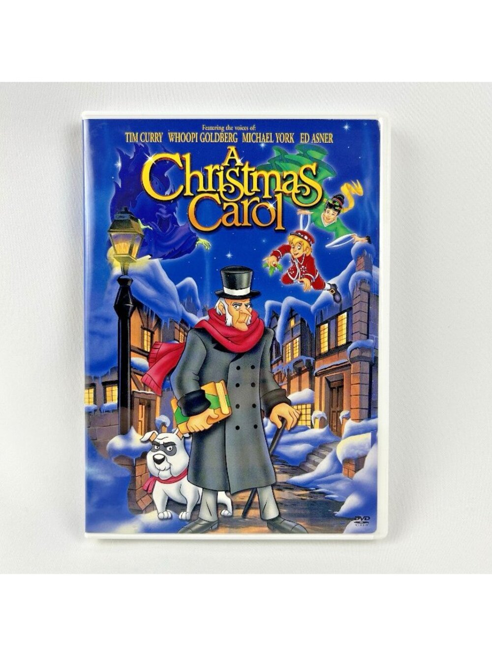 A Christmas Carol DVD Animated 1997 Charles Dickens Tim Curry Whoopi Goldberg